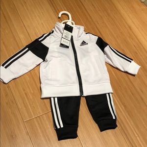 Adidas matching pants and jacket set